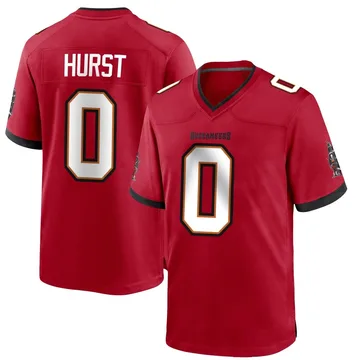 Youth Ted Hurst Tampa Bay Buccaneers Game Red Team Color Jersey