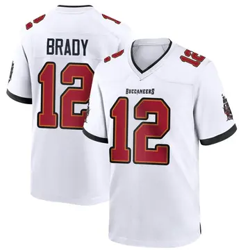 Youth Tom Brady Tampa Bay Buccaneers Game White Jersey