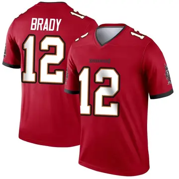 Youth Tom Brady Tampa Bay Buccaneers Legend Red Jersey