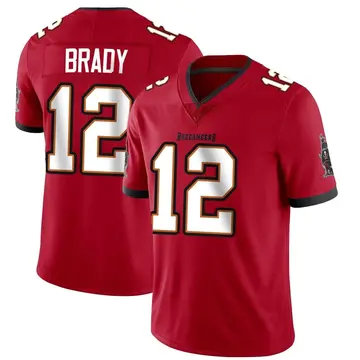 Youth Tom Brady Tampa Bay Buccaneers Limited Red Team Color Vapor Untouchable Jersey