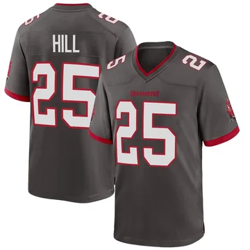Youth Troy Hill Tampa Bay Buccaneers Game Pewter Alternate Jersey