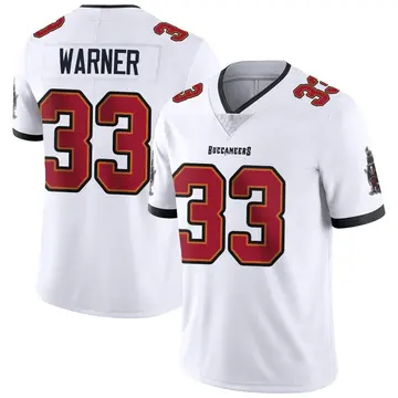 Youth Troy Warner Tampa Bay Buccaneers Limited White Vapor Untouchable Jersey