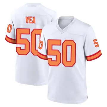Youth Vita Vea Tampa Bay Buccaneers Game White '76 Jersey