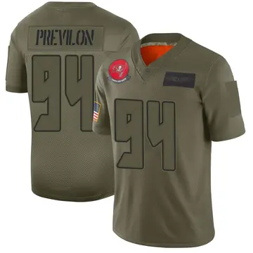 Youth Willington Previlon Tampa Bay Buccaneers Limited Camo 2019 Salute to Service Jersey
