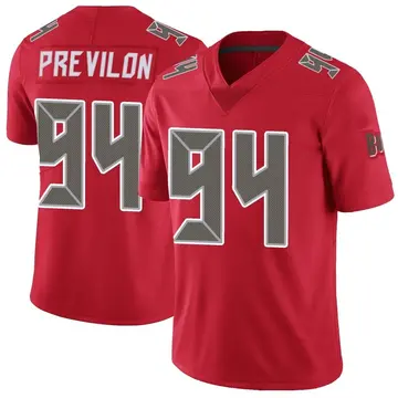 Youth Willington Previlon Tampa Bay Buccaneers Limited Red Color Rush Jersey