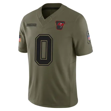 Youth Yasir Holmes Tampa Bay Buccaneers Limited Olive 2025 Salute to Service Jersey